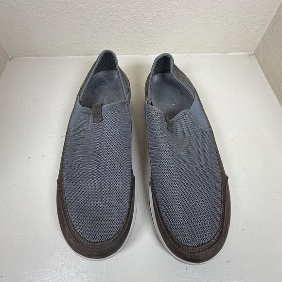 OluKai Makia Men\'s Mesh Boat Slip-On shoes - size 13 - Good Condition